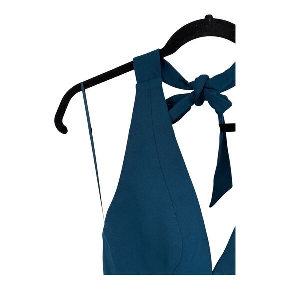 Dress the Population Vanessa Halter body con midi dress green Small S - Picture 4 of 7